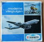 View-master:Set B 672 N: Moderne vliegtuigen., Verzamelen, Luchtvaart en Vliegtuigspotten, Ophalen of Verzenden, Gebruikt