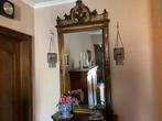 Antieke kasteel spiegel meer dan 150 j oud 160cmx82cm, Ophalen
