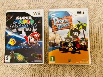 Vends Super Mario Galaxy Wii + Pirate Blast Wii beschikbaar voor biedingen