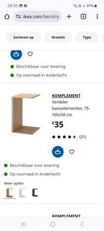 Ikea pax komplement kastverdeler en broekhanger, Huis en Inrichting, Woonaccessoires | Memoborden, Gebruikt, Ophalen