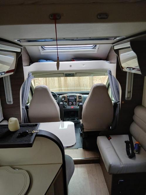 goed onderhouden mobilhome te koop, Caravans en Kamperen, Mobilhomes, Particulier, Half-integraal, tot en met 4, Fiat, Diesel