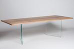 Eettafel masief eik + 10 stoelen, Huis en Inrichting, Tafels | Eettafels, Ophalen, Eikenhout, 200 cm of meer, Zo goed als nieuw