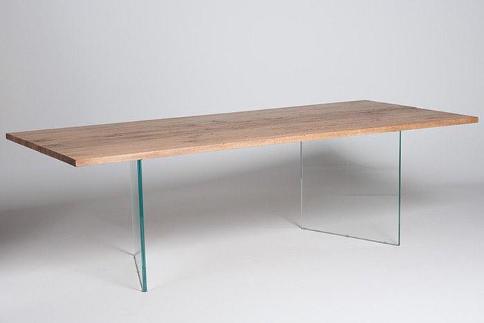 Eettafel masief eik + 10 stoelen, Huis en Inrichting, Tafels | Eettafels, Zo goed als nieuw, 200 cm of meer, Vijf personen of meer