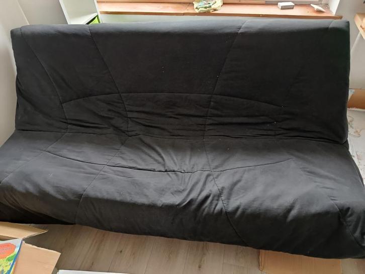 Canapé lit clic clac, Maison & Meubles, Chambre à coucher | Canapés-lits, Utilisé, 140 cm, 200 cm, Noir, Enlèvement