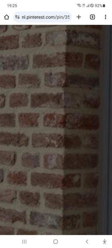 Zeer mooie lichte klampstenen   handvorm   +-1500 beschikbaar voor biedingen