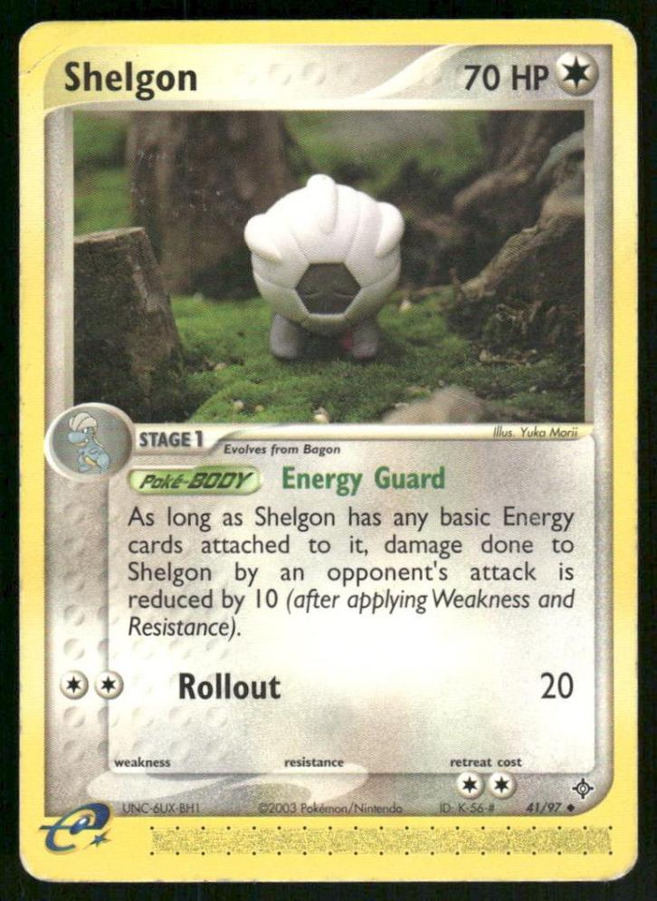 Shelgon 41/97 - Dragon, Hobby en Vrije tijd, Verzamelkaartspellen | Pokémon, Gebruikt, Verzenden
