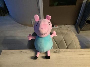 Peppa Pig Papa Pig pluche character (35 cm)