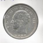 13636 * LEOPOLD III * 50 frank 1940 vl/fr, Postzegels en Munten, Verzenden, Zilver
