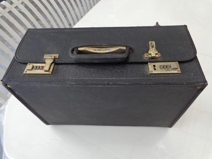 Vintage Pilote case SAMSONITE valise pilote, Handtassen en Accessoires, Koffers, Gebruikt, Overige materialen, Minder dan 50 cm