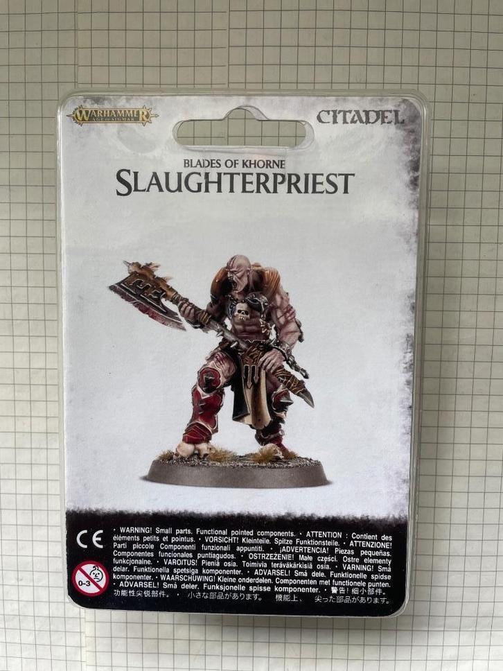 Blades of Khorne - Slaughterpriest neuf pour Age of Sigmar, Hobby en Vrije tijd, Wargaming, Nieuw, Warhammer 40000, Figuurtje(s)