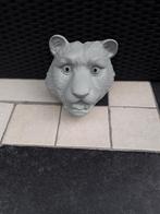 Belle tête de tigre en béton, Enlèvement, Comme neuf, Béton, Animal