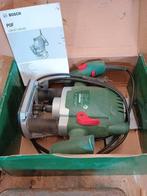 Défonceuse BOSCH Pof1200 are avec mèches, Ophalen, Gebruikt