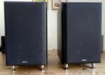 Enceintes ELTAX MONITOR III Noires Double bornier, Ophalen of Verzenden, Gebruikt, 60 tot 120 watt, Front, Rear of Stereo speakers