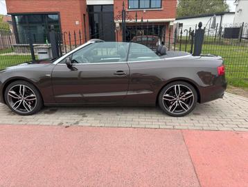 Audi A5 cabrio, Autos, Achat, Cabriolet, Boîte manuelle, Noir