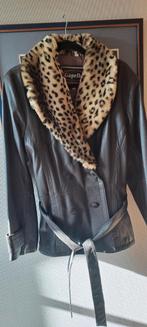 Damesvest in leder maat 42/44, Ophalen, Maat 42/44 (L)