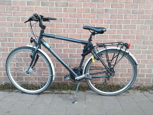 B-Twin Herenfiets, Fietsen en Brommers, Fietsen | Heren | Herenfietsen, Zo goed als nieuw, Overige merken, Versnellingen, Ophalen