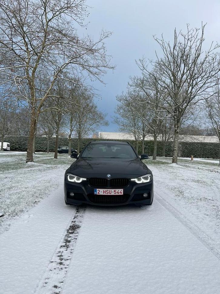 BMW 320D M Sport, Auto's, BMW, Particulier, 3 Reeks, Diesel, Euro 6, Break, 5 deurs, Automaat, Zwart, Bruin, Leder, Ophalen