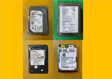 5 disques dur HDD SATA 2.5/3.5 Différ. taille beschikbaar voor biedingen