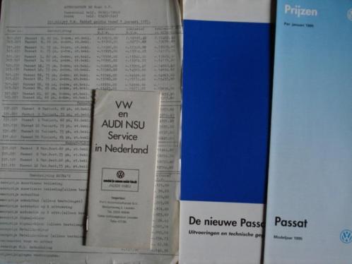 Volkswagen (Audi/NSU) Brochure Catalogue Prospekt lot mixte, Livres, Autos | Brochures & Magazines, Utilisé, Volkswagen, Envoi