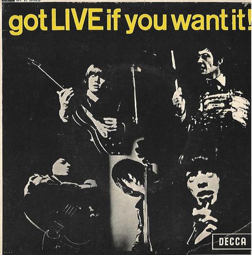 Rolling Stones EP "Got Live if You Want It! [ZUID-AFRIKA], CD & DVD, Vinyles Singles, Utilisé, EP, Rock et Metal, 7 pouces, Envoi