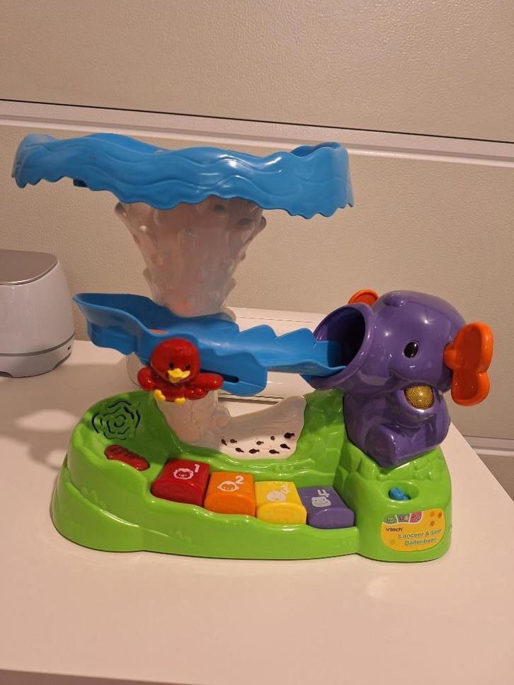 Olifant schiet ballen - VTECH, Kinderen en Baby's, Speelgoed | Actiefiguren, Zo goed als nieuw, Ophalen
