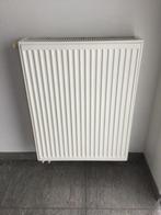 Crèmekleurige radiator, chauffage, Doe-het-zelf en Bouw, Verwarming en Radiatoren, Ophalen, Gebruikt, Radiator, 60 tot 150 cm