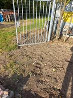 Te koop Heras poort met sluitpaal., Ophalen, Gebruikt