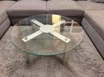 Table basse design en verre, Maison & Meubles, Tables | Tables de salon, Moins de 50 cm, Verre, Rond, 50 à 100 cm