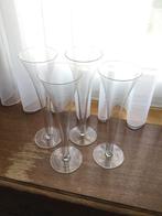 4 Champagneglazen, Verzamelen, Ophalen of Verzenden