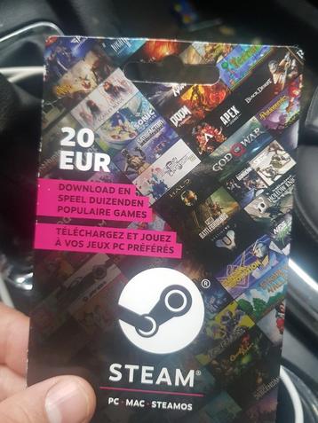 carte Steam pour jeu  beschikbaar voor biedingen