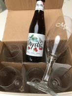 MYSTIC 6 nieuwe bierglazen in doos, Verzamelen, Ophalen, Nieuw, Glas of Glazen