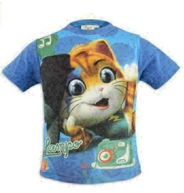 44 Cats T-shirt - Blauw - Maat 92 - 98 - 104 - 110 - 116