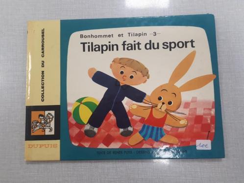 BD - "Tilapin fait du Sport" -  Bonhommet et Tilapin -3-, Livres, BD, Utilisé, Une BD, Enlèvement ou Envoi