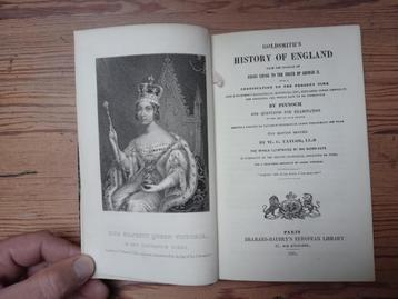 History of england 1861 beschikbaar voor biedingen