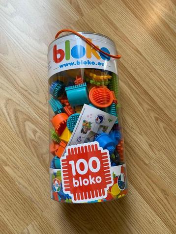 Bloko - tube met 100 bouwstukken - Classic - Bouwset - Noppe