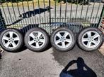 4 ALU-velgen met winterbanden - BMW 18'' - 5x120, Auto-onderdelen, Banden en Velgen, Ophalen, 18 inch, Gebruikt, 255 mm