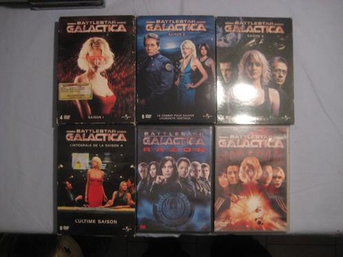 DVD Battlestar Galactica sais 1 à 4 + 2 films, CD & DVD, DVD | TV & Séries télévisées, Comme neuf, Science-Fiction et Fantasy