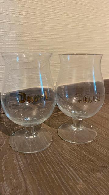 Goude duvel glazen 