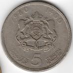 Marokko : 5 Dirhams AH 1400 ( AD 1980 ) Y#72 Ref 15070, Envoi, Monnaie en vrac, Autres pays