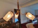 Retro Hanglamp 60 jaren met drie kelken helemaal gaaf. De la, Antiek en Kunst, Ophalen of Verzenden