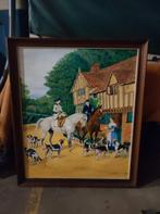 Vtg Heywood Hardy Hunt Fox, scène Angleterre Réplique, Enlèvement ou Envoi