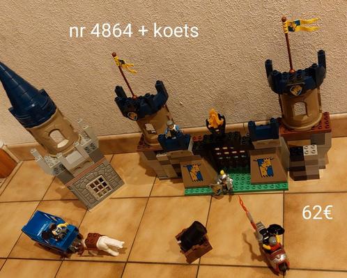 Lego duplo: Kasteel  set nr 4864 + extra koets, Kinderen en Baby's, Speelgoed | Duplo en Lego, Zo goed als nieuw, Duplo, Ophalen of Verzenden