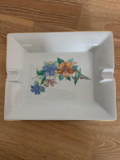 Asbak in Limoges porselein - gratis levering in België, Antiek en Kunst, Curiosa en Brocante, Ophalen of Verzenden