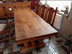 Table et chaises en chêne massif, Huis en Inrichting, Complete eetkamers, Ophalen, Zo goed als nieuw