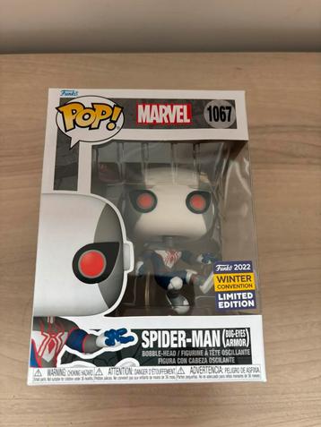 Funko pop! Marvel Spider-Man Bug-Eyes Armor 1067 Limited Ed beschikbaar voor biedingen