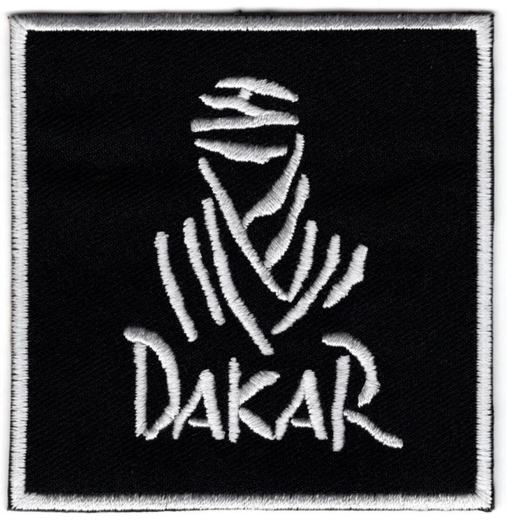 Dakar Rally stoffen opstrijk patch embleem #1, Collections, Marques automobiles, Motos & Formules 1, Neuf, Envoi