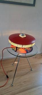 Ufo lamp Louis Kalff upcycled, Bauhaus, Ophalen of Verzenden, Zo goed als nieuw, Metaal