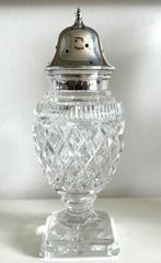 Engels kristal sterling silver sugar castor suikerstrooier, Antiek en Kunst, Ophalen of Verzenden