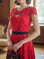 leuke vintage / retro jurk van voodoo vixen, Kleding | Dames, Maat 38/40 (M), Ophalen of Verzenden, Zo goed als nieuw, Voodoo vixen