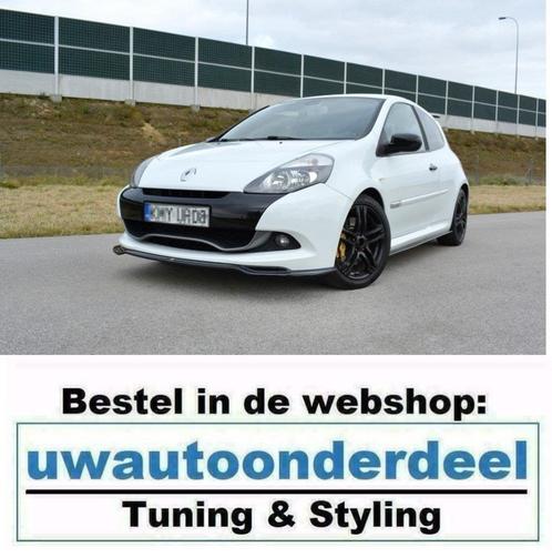 Maxton Spoiler Lip Splitter Voor Renault Clio RS Mk3 Facelif, Auto diversen, Tuning en Styling, Verzenden
